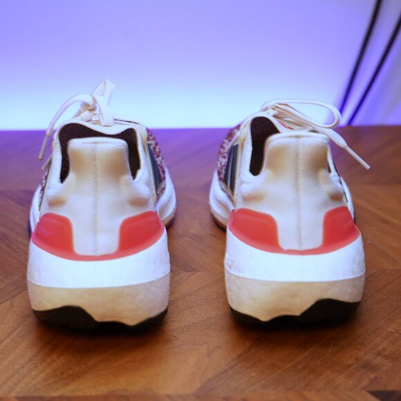Adidas Ultra Boost – Red & Cream | Size 10.5 | Continental Sole
